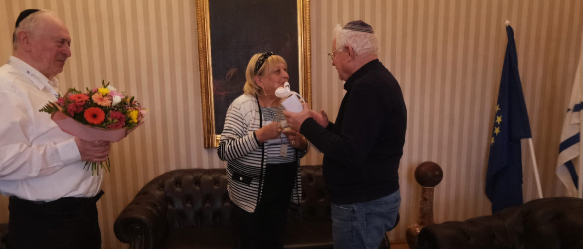 Sommer Katalint köszöntötte 87. születésnapján a Mazsihisz vezetése